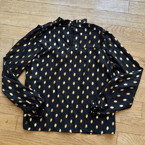 Long sleeve blouse with frill trim - Picture 10 of 11